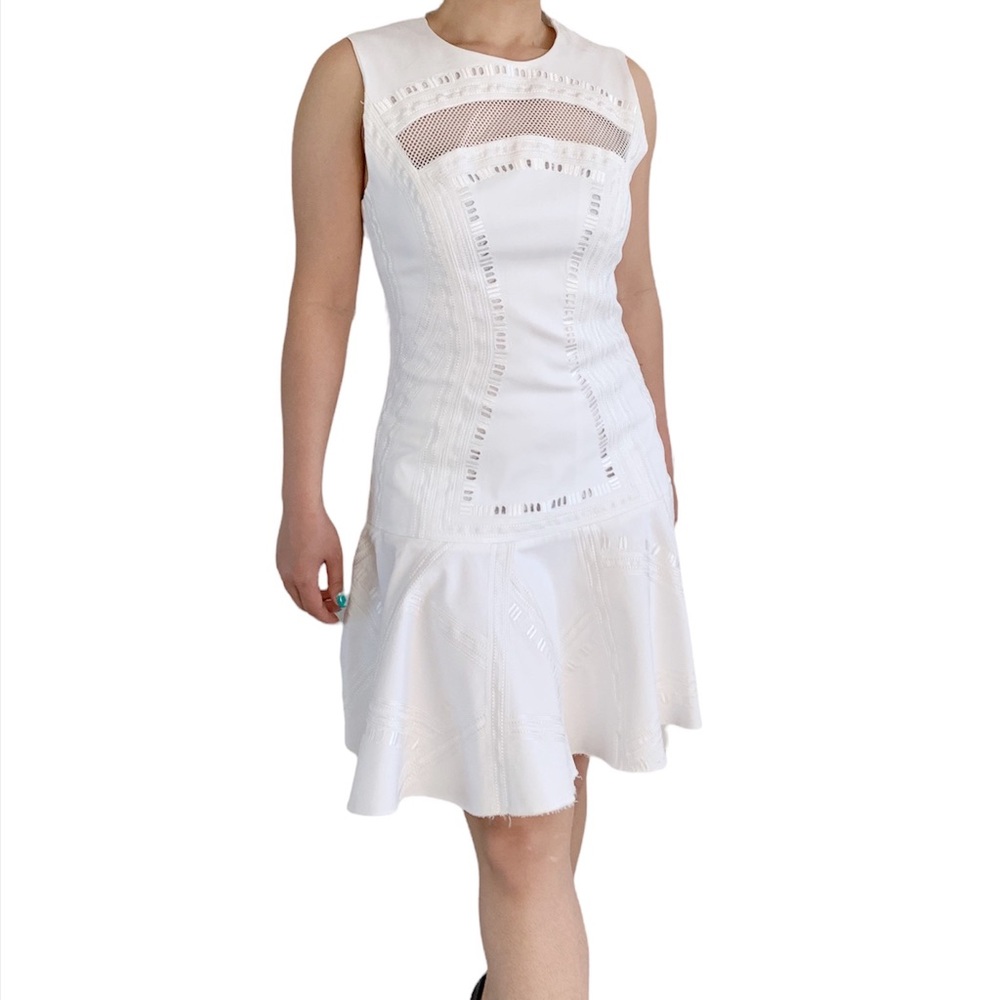 Robert Rodriguez white lace dress size 4
